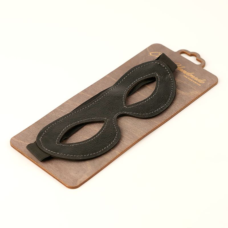 Маска открытая "Crazy Handmade" черная 