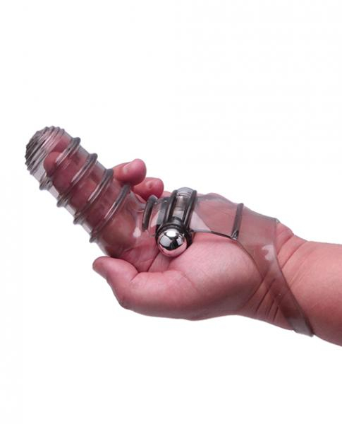 Насадка на пальцы с вибрацией "Vibro Finger" серая 
