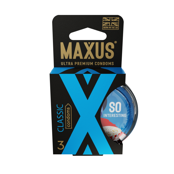 Презервативы "Maxus Classic" классика, 3шт 